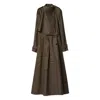 Burberry Double Breasted Belted Trench Coat