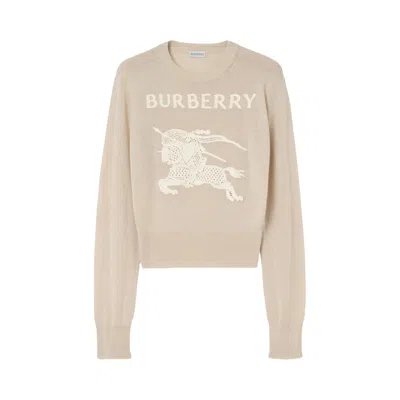 Pre-owned Burberry Ramona Sweater 'easel Beige' | Tan | Women's Size M In Brown