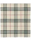 Burberry Raw-cut Checked Wool Scarf In Neutrals