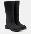 Burberry Marsh Water Resistant Rubber Boots In Black