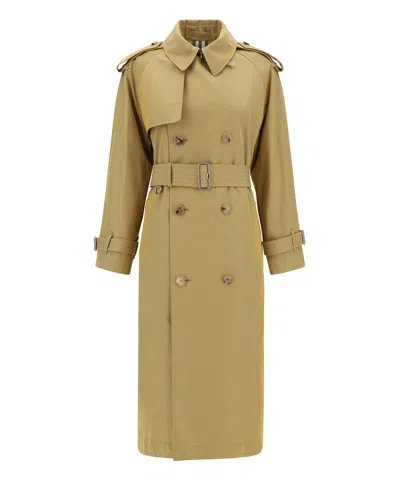 Burberry Rd Breasted Trench Coat In Beige