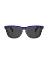 Burberry Rectangle-frame Sunglasses In Blue