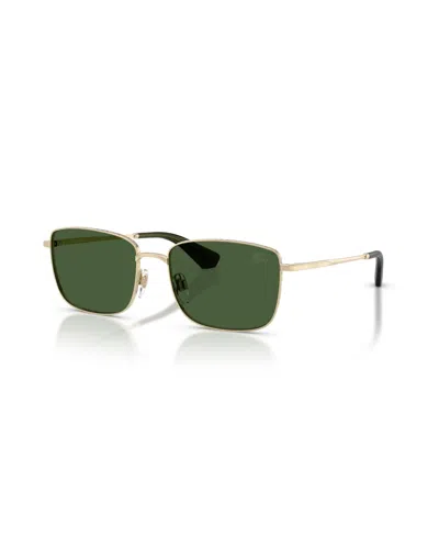 Burberry Rectangle Sunglasses Be3178 In Light Gold