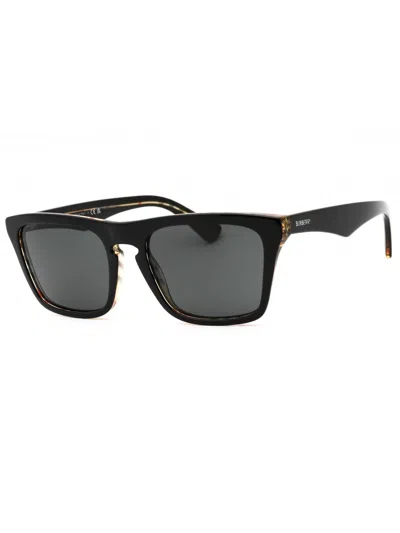 Burberry Rectangular Plastic Sunglasses For Men In Red