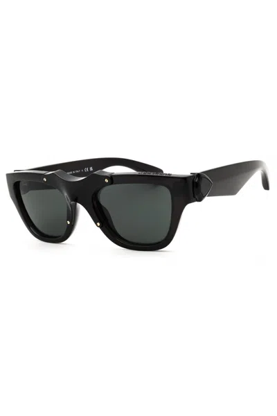 Burberry Rectangular Unisex Mini Sunglasses In Black