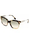 Burberry Rectangular Women's Sunglasses With Gradient Lenses In Multi