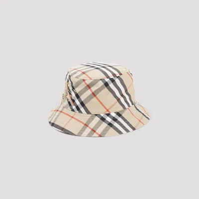 Burberry Recycled Polyester Bucket Hat M In Brown
