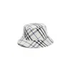 Burberry Men's Recycled Polyester Bucket Hat In White