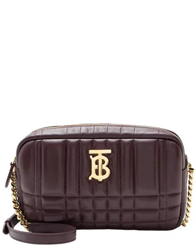 Burberry Red Lambskin Tb Lola Small Camera Bag (authentic Pre-loved) In Animal Print
