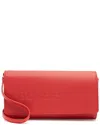 Burberry Red Leather Henley Crossbody (authentic Pre-loved) In Red