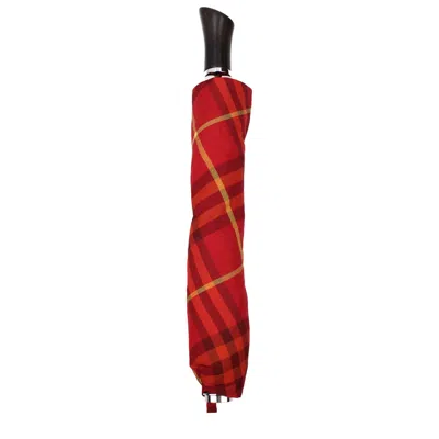 Burberry Red Nylon Umbrella