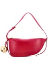 Burberry Red Sheep Leather Shield Sling Shoulder Bag Mini (authentic Pre-  Loved) In Pink