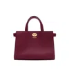 Burberry Womens Punnet Cotswolds Mini Leather Tote Bag