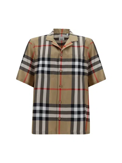 Burberry Reepham Shirt In Archive Beige Ip Chk