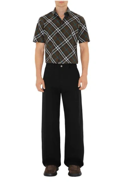 Burberry Regular Fit Check Cotton Shirt