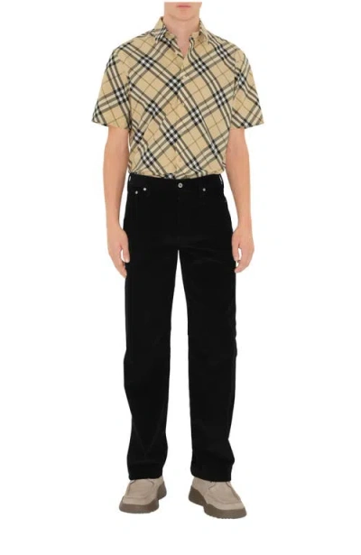 Burberry Regular Fit Check Cotton Shirt