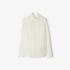 Burberry Regular Fit Cotton Formal Shirt In String