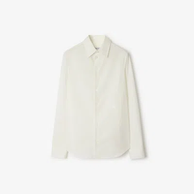 Burberry Regular Fit Cotton Formal Shirt In String