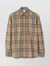 Burberry Check Print Shirt Caxtan In Multi