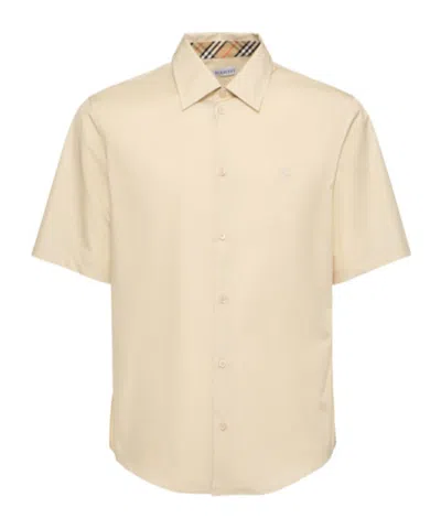 Burberry Regular Fit Cotton Short Sleeve Shirt