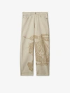 Burberry Regular Fit Ekd Jeans In Rubble
