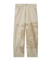 Burberry Regular Fit Ekd Jeans In Rubble