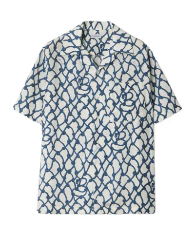BURBERRY BURBERRY REGULAR FIT KNOT PRINTED SHIRT