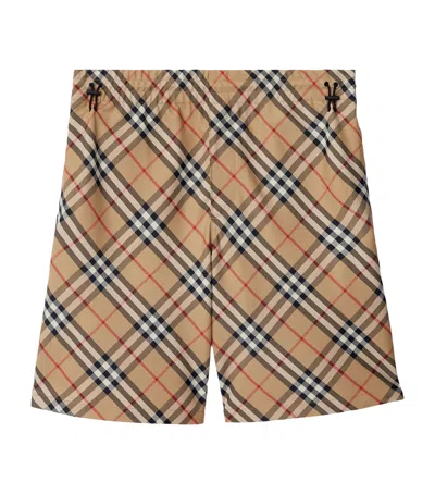 BURBERRY RELAXED CHECK SHORTS