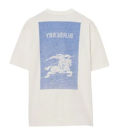 Burberry Relaxed Ekd T-shirt In White