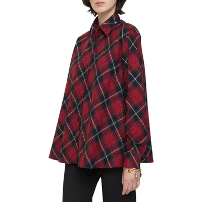 BURBERRY BURBERRY RELAXED FIT CHECK COTTON FLANNEL SHIRT