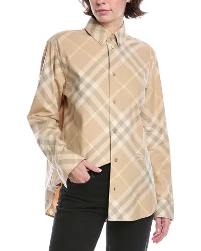 Burberry Shirts In Beige