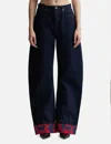 Burberry Japanese Denim Curved Leg Jeans In 10 Words In Blue
