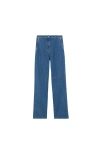 Burberry Denim Bootcut Jeans In Classic Blue