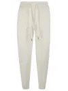 Burberry Relaxed Fit Trousers With Tapered Leg In White