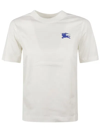 Burberry Relaxed Fit White Cotton T-shirt
