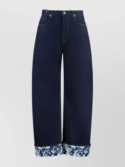Burberry Japanese Denim Baggy Jeans In In Blue