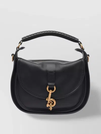 Burberry Removable Strap Cross-body Bag In Black