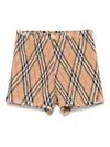 Burberry Remy Shorts In Neutrals