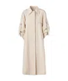 Burberry Rench Long-sleeved Windbreaker In Nude
