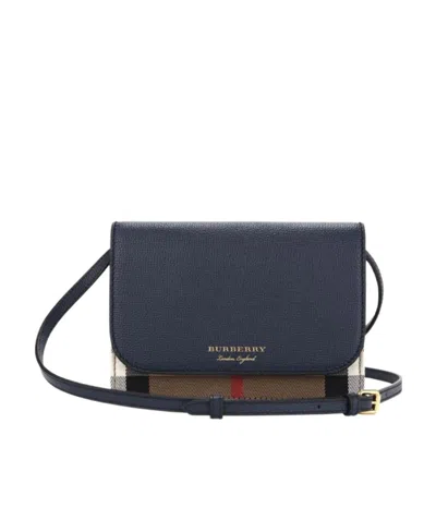 Burberry Retro Checkered Shoulder Bag In Black