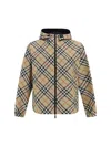 BURBERRY BURBERRY REVERSIBLE BEIGE POLYESTER JACKET