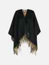 Burberry Reversible Black Wool Cape