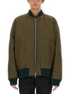 Burberry Reversible Bomber Jacket In Grey