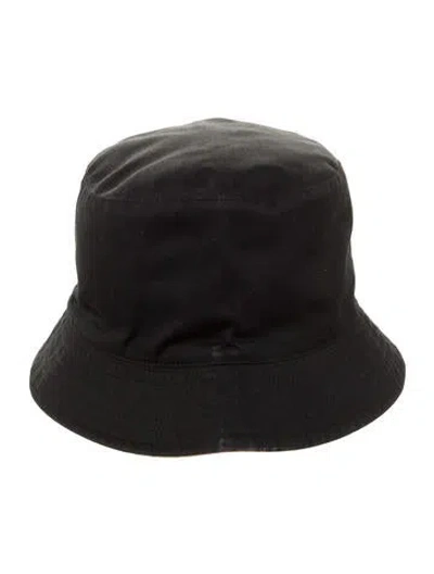 Pre-owned Burberry Reversible Bucket Hat In Black