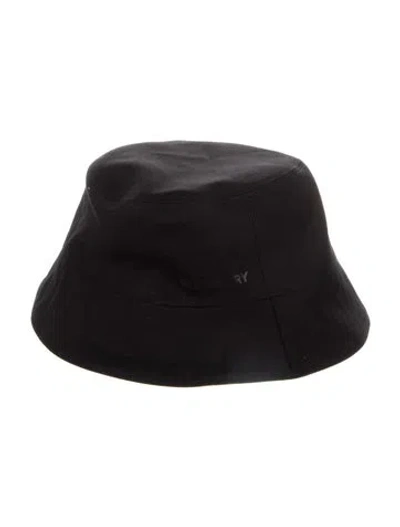 Pre-owned Burberry Reversible Bucket Hat In Black