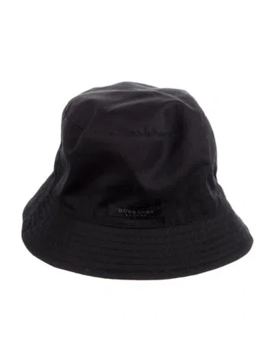 Pre-owned Burberry Reversible Bucket Hat In Black/neutrals