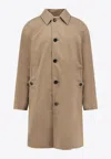 Burberry Men Chevington Reversible Cotton Coat In Brown