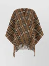 Burberry Embroidered Cashmere Blend Reversible Cape