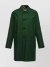 Burberry Reversible Car Coat Check Pattern