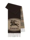 Burberry Reversible Cashmere Scarf In Brown